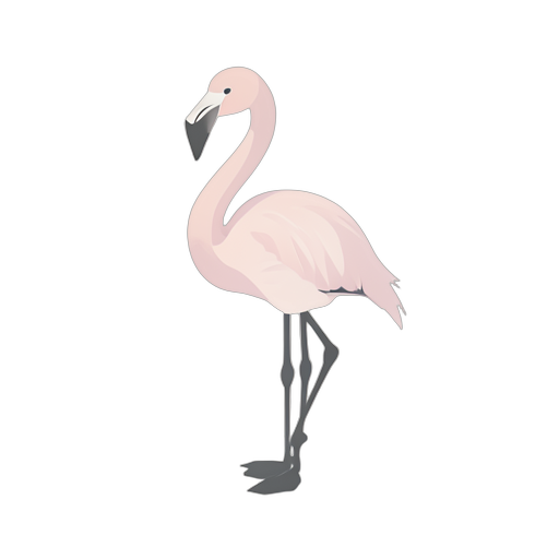 Isometric Flamingo