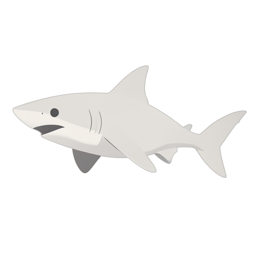 Isometric Requin blanc