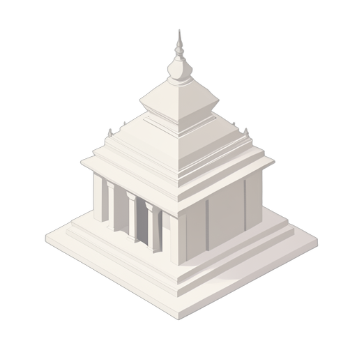 Isometric Hindu Tempel