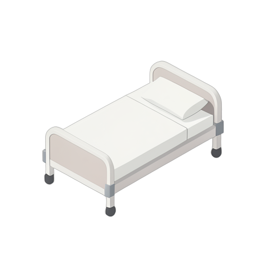 Isometric Ziekenhuisbed