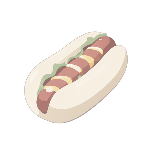 Isometric hot dog