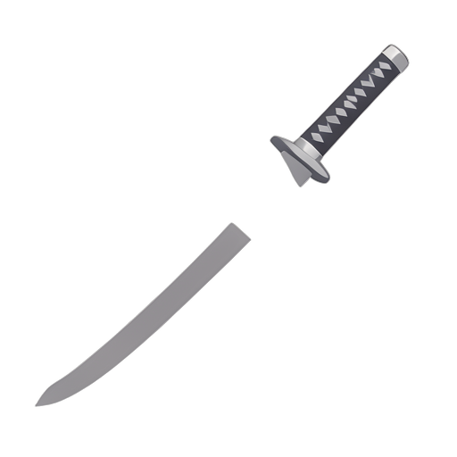 Isometric katana
