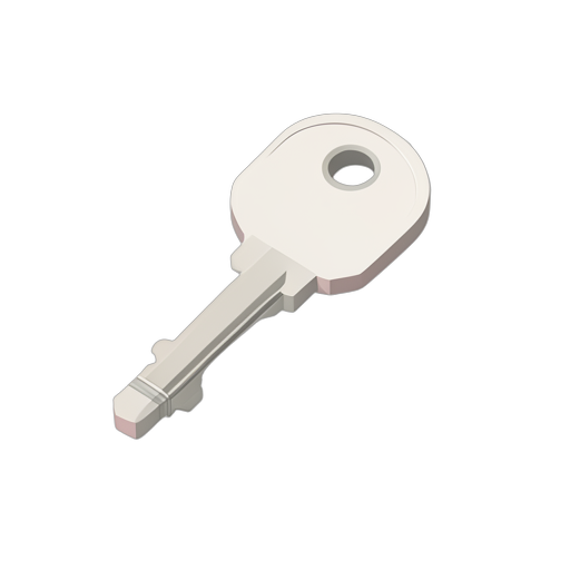 Isometric Hotel sleutelkaart