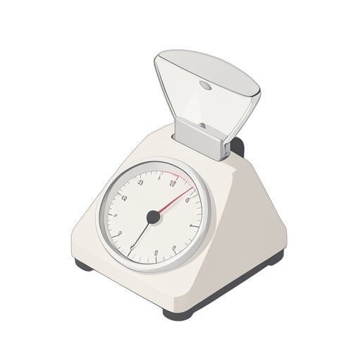Isometric Kitchen Scale