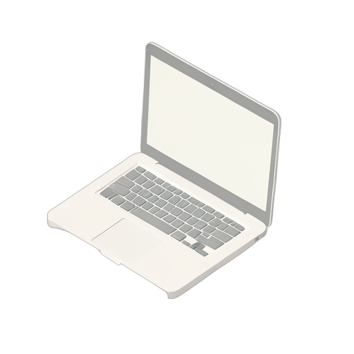 Isometric laptop