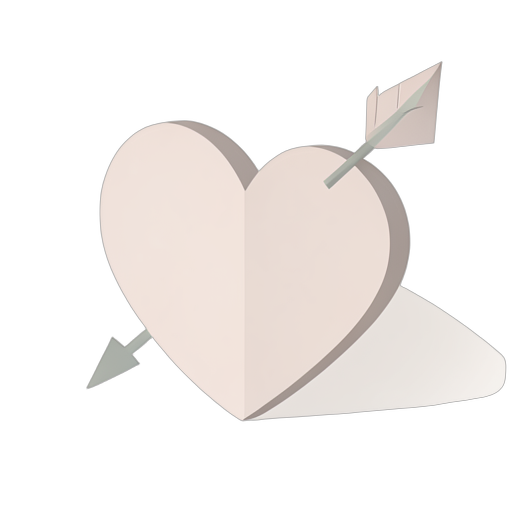 Isometric Love Arrow
