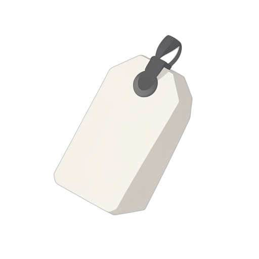 Isometric Etichetta bagaglio