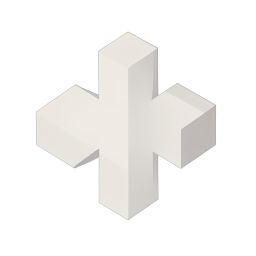 Isometric Medical Cross