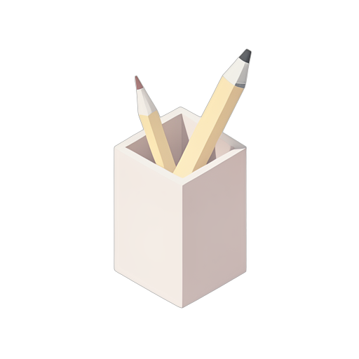 Isometric حامل أقلام