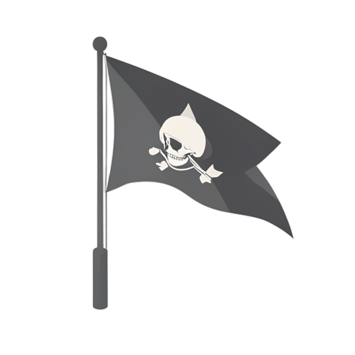 Isometric Pirate Flag