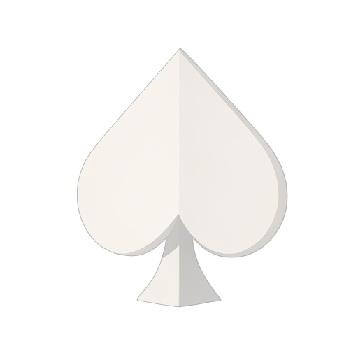Isometric carta spade