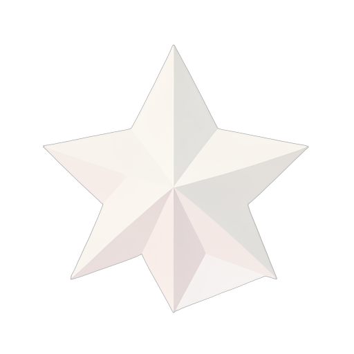 Isometric Estrela de cinco pontas