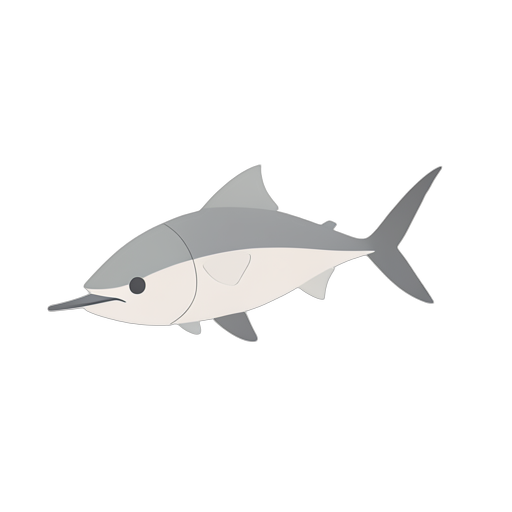 Isometric ikan pedang