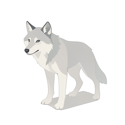 Isometric Wolf