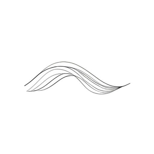 Line Art Abstrakcy Fala