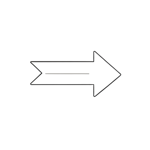 Line Art Arrow Right