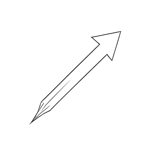 Line Art Arrow Up-Right
