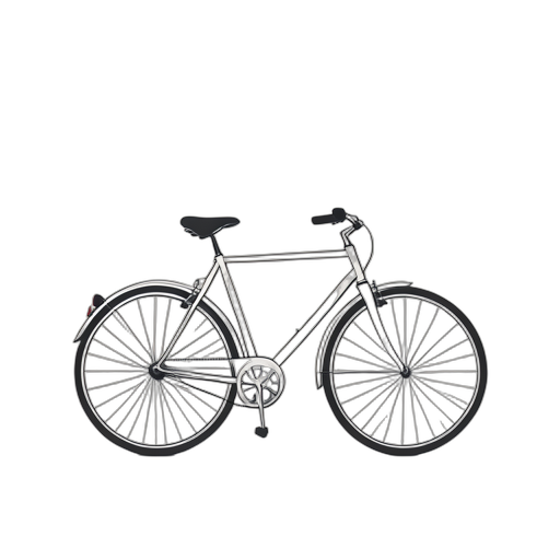 Line Art Bicycle