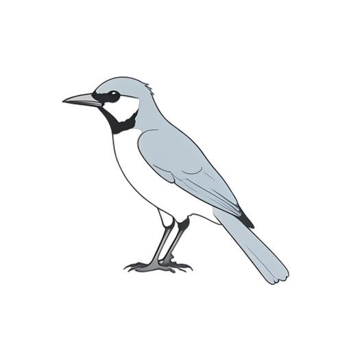 Line Art عصفور سَيّاح