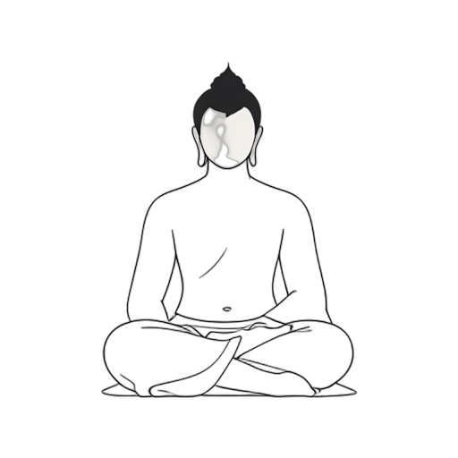 Line Art Buddha