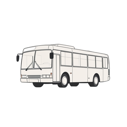 Line Art Bus
