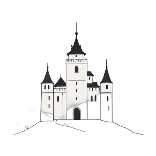 Line Art Castle