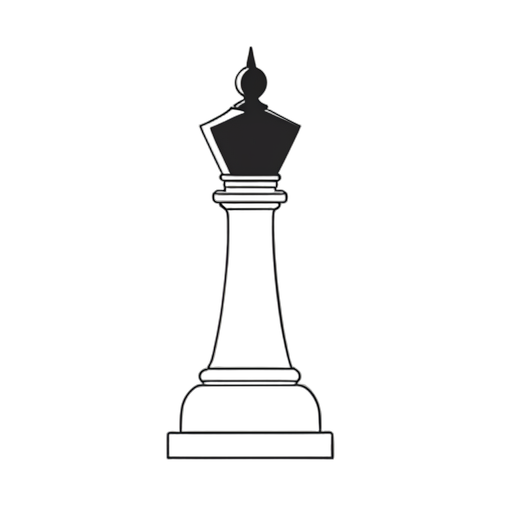 Line Art Chess King