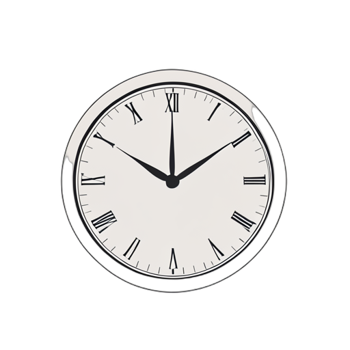 Line Art Zegar