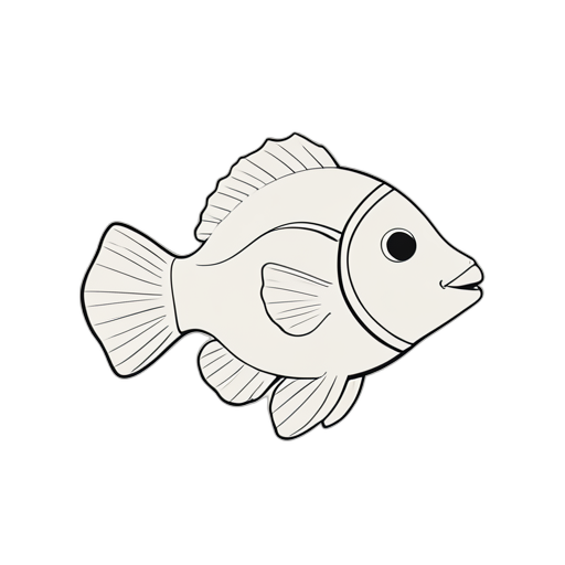 Line Art Clownfish