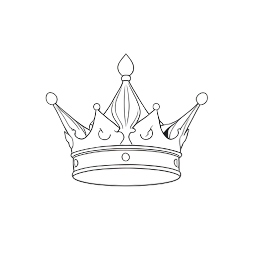 Line Art Crown