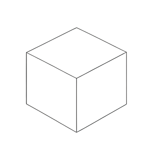 Line Art Cube