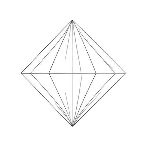 Line Art Diamond