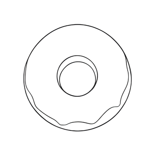 Line Art Donut