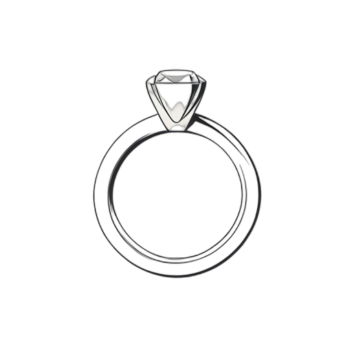 Line Art Anello di fidanzamento