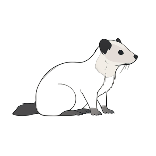 Line Art Ferret