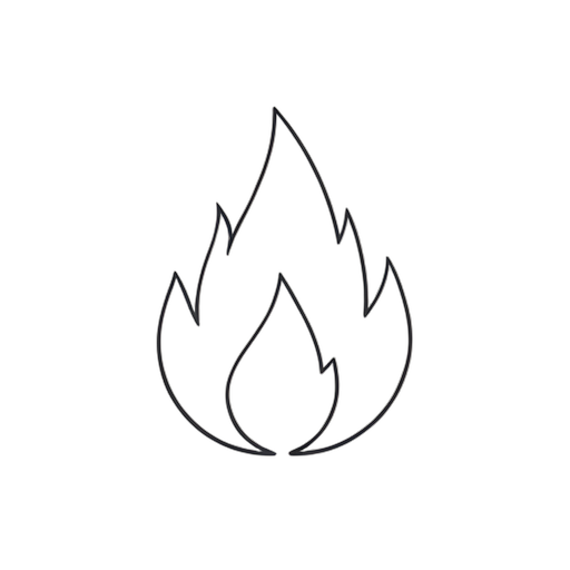 Line Art Fire