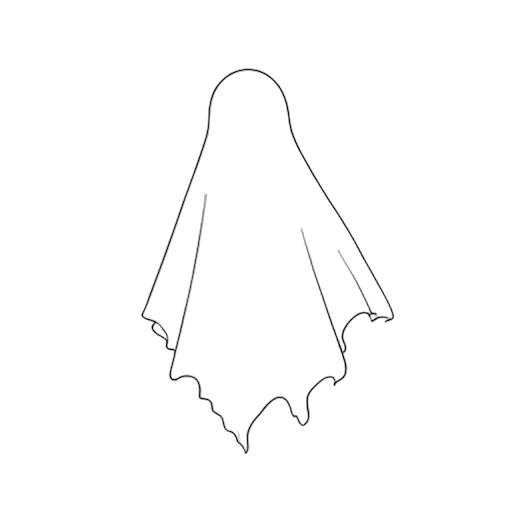 Line Art Ghost