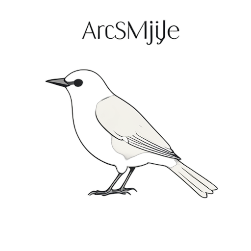 Line Art นกกินปลี