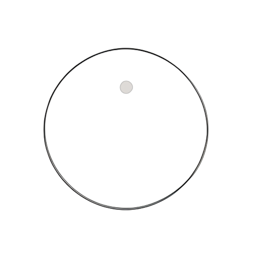 Line Art ทรงกลมไล่ระดับสี