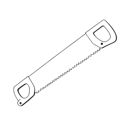 Line Art seghetto hacksaw