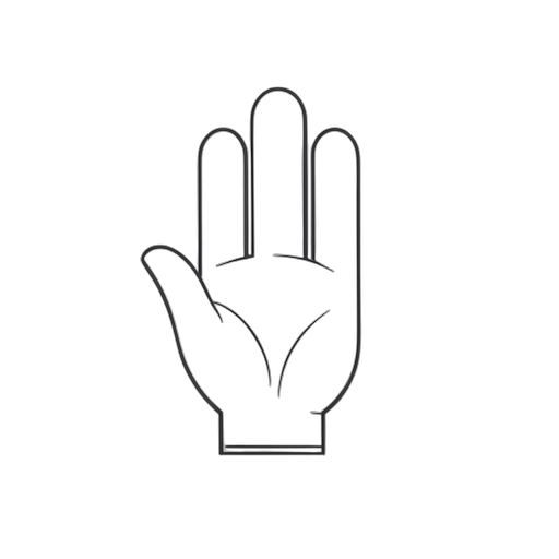 Line Art Hamsa