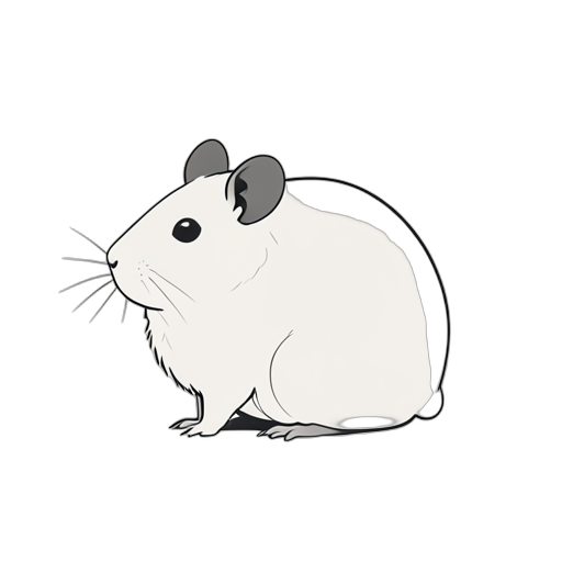 Line Art Hamster