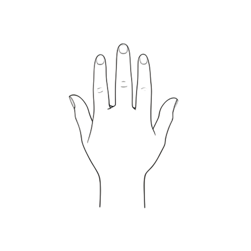 Line Art рука