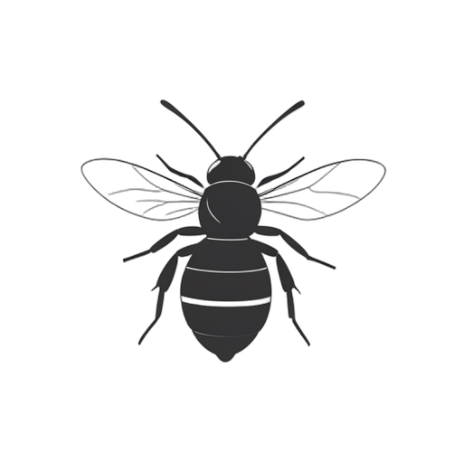 Line Art スズメバチ