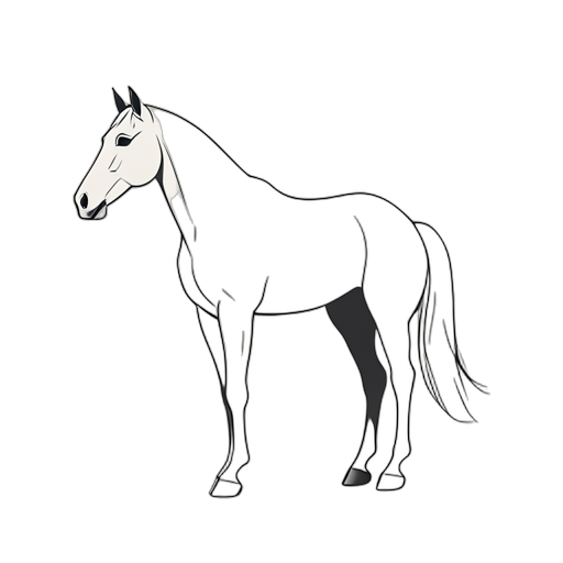 Line Art Horse