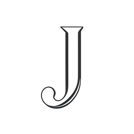 Line Art 알파벳 J