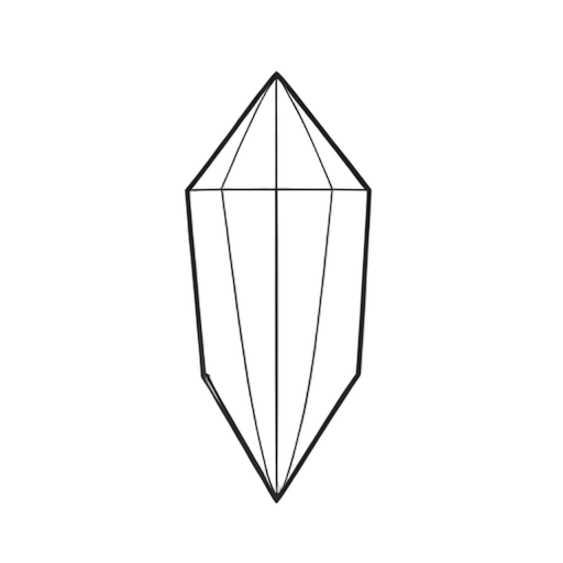 Line Art Kristal Mana