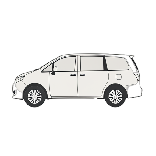 Line Art minivan