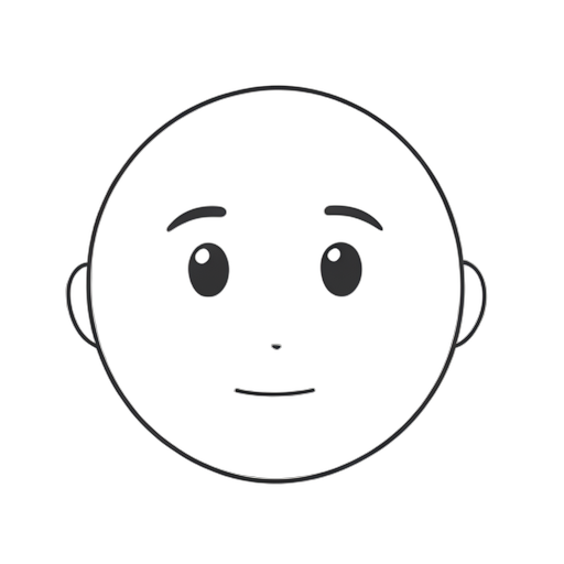 Line Art Neutral Face
