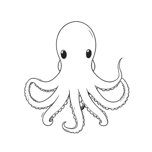 Line Art Octopus